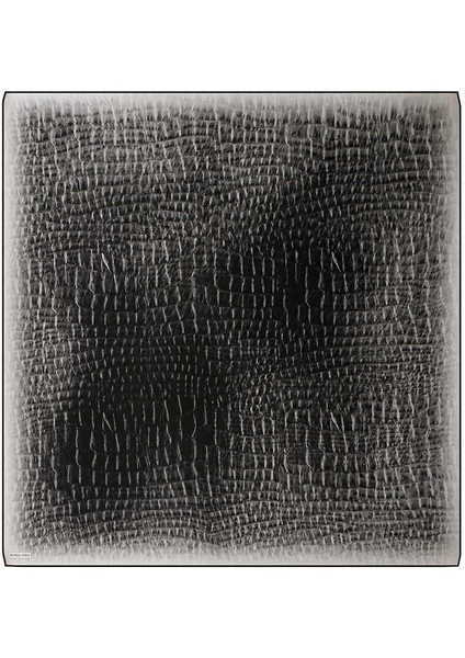 Siyah Deren Desen Twill Ipek Eşarp