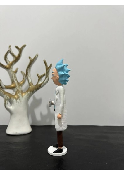 Rick Sanchez Boyalı Figür 15CM - Rick And Morty