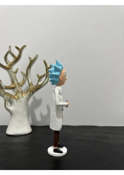 Rick Sanchez Boyalı Figür 15CM - Rick And Morty