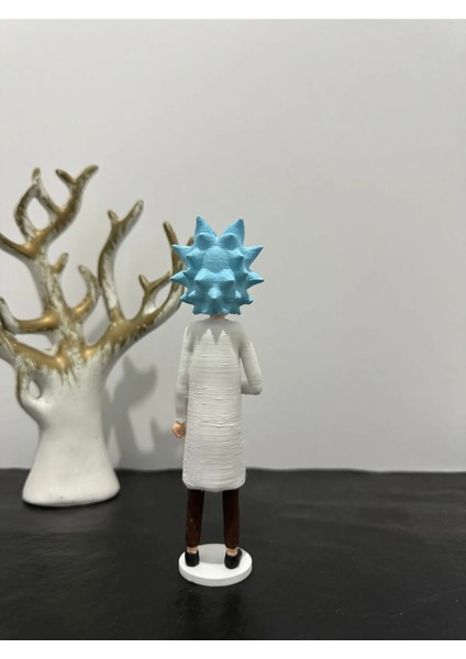 Rick Sanchez Boyalı Figür 15CM - Rick And Morty
