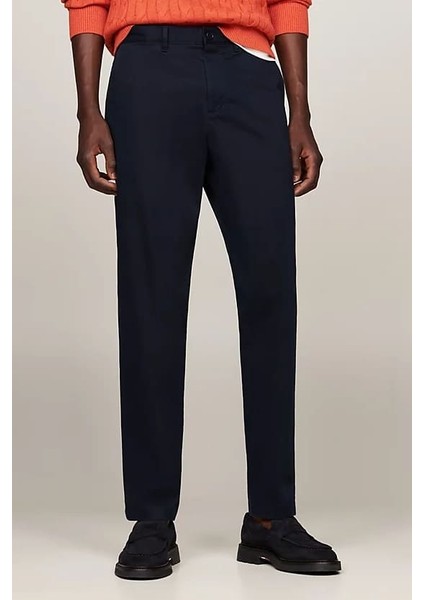 Erkek Harlem Dar Paça Chino Pantolon - Lacivert
