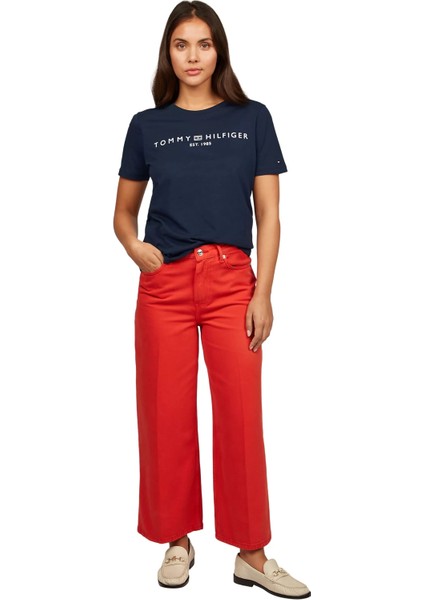 Kadın Logo Yazı T-Shirt - Lacivert fiyatları