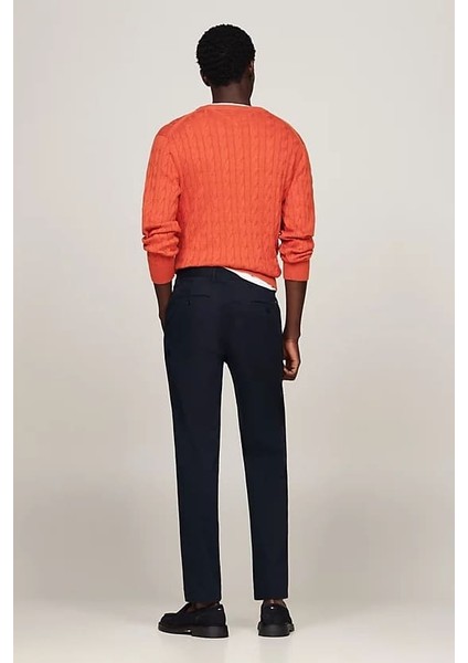 Erkek Harlem Dar Paça Chino Pantolon - Lacivert modelleri