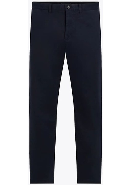 Erkek Harlem Dar Paça Chino Pantolon - Lacivert indirimleri