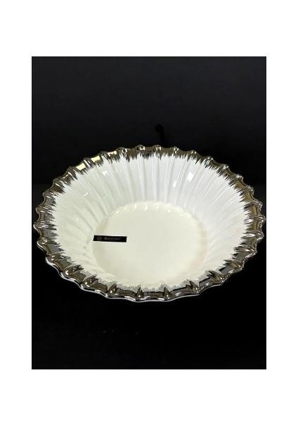 Royking Line Silver Yuvarlak Salata Kase 26 cm Gbs 014