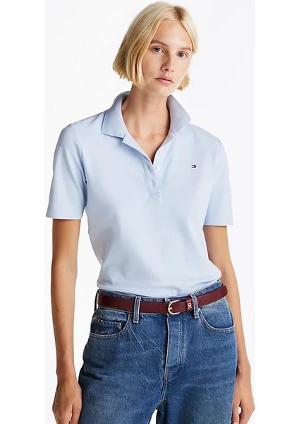 Kadın 1985 Koleksiyonu Regular Polo T-Shirt - Açık Mavi