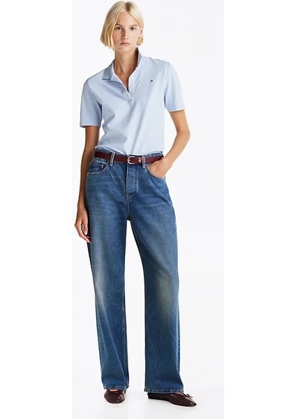 Kadın 1985 Koleksiyonu Regular Polo T-Shirt - Açık Mavi fiyatları