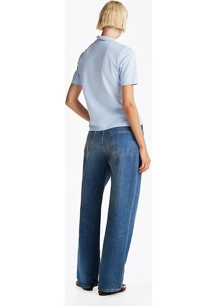 Kadın 1985 Koleksiyonu Regular Polo T-Shirt - Açık Mavi modelleri