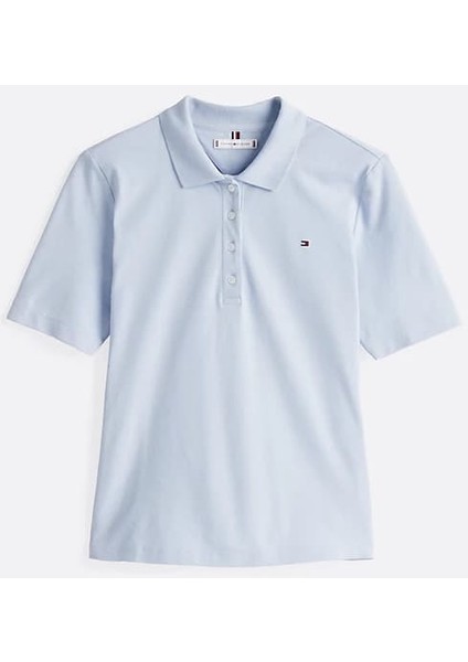 Kadın 1985 Koleksiyonu Regular Polo T-Shirt - Açık Mavi indirimleri