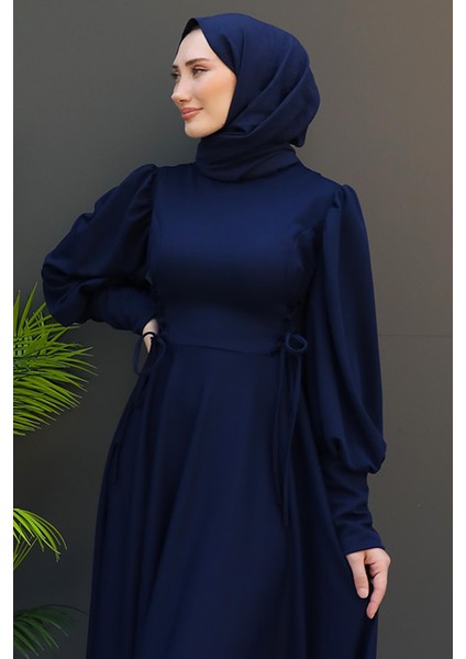 Ip Kuşaklı Elbise Lacivert indirimleri