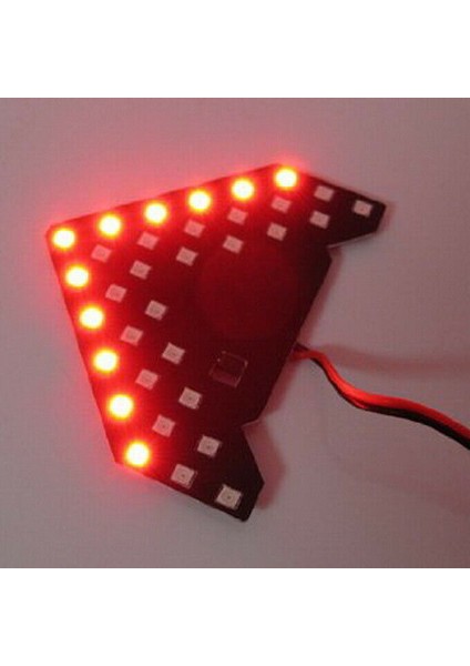 2 Adet Kırmızı 33-Smd Sıralı LED Oklar Araba Yan Ayna Dönüş Sinyali Işıkları ile Uyumlu (Yurt Dışından)