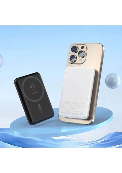 K14S - 5.000 mAh Magsafe Uyumlu Kablosuz Powerbank 20W Hızlı Şarj