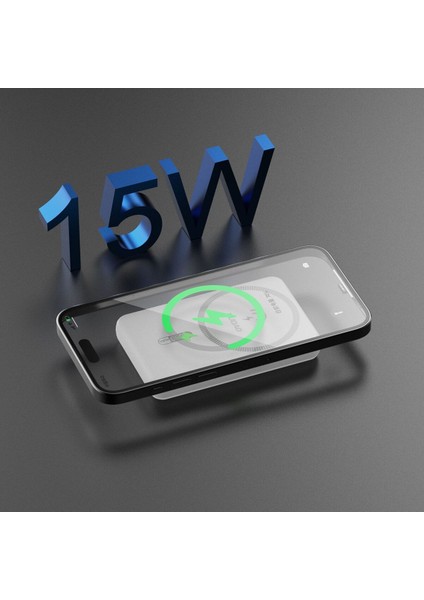 K14S - 5.000 mAh Magsafe Uyumlu Kablosuz Powerbank 20W Hızlı Şarj