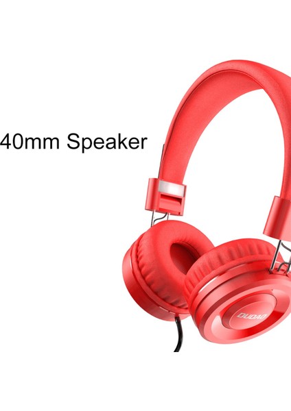 X21 - Kulak Üstü Kablolu Kulaklıkjak Girişli 1.5 Metre Kablo Uzunluğu Mikrofonlu Kırmızı fırsatları