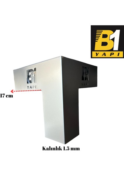 Pergola 3 Kollu Köşe Kiriş Bağlantı