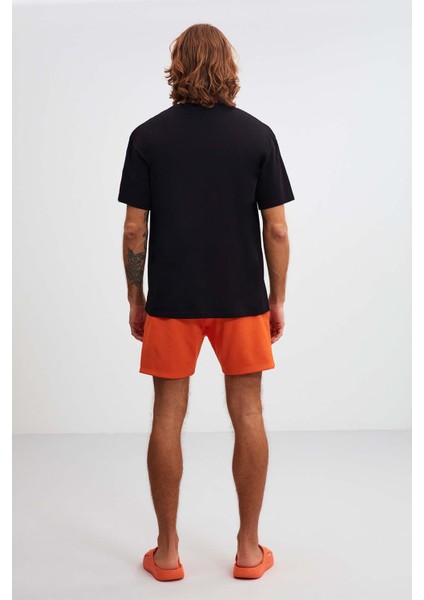 Bradley Relaxed Oversize Siyah T-Shirt indirimleri