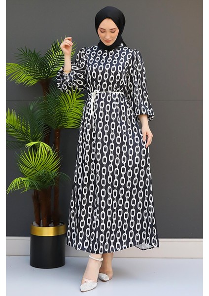 Zincir Model Elbise Siyah fiyatları