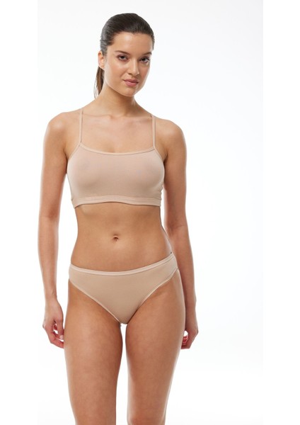 Kadın Ten 6 Lı Paket Modal Bikini Slip Külot 155