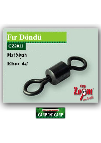 2011 Rolling Swivel #4 (10 Parça) Mat Siyah