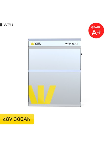 48V 300Ah 15.5kW LiFePO4 WPU Series Bluetooth’lu Lityum Demir Fosfat Akü