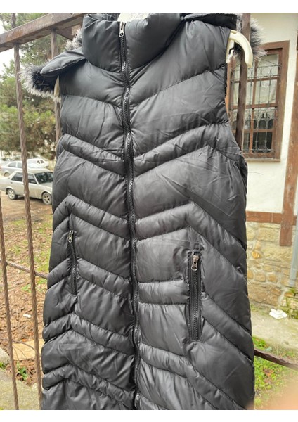 Kadın Uzun Şişme Yelek