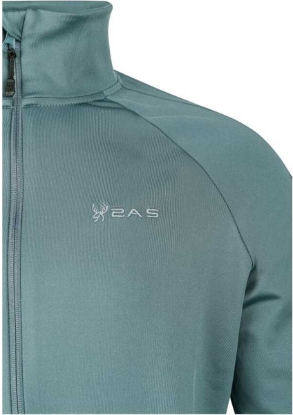 Menza Tam Fermuarlı Sweatshirt
