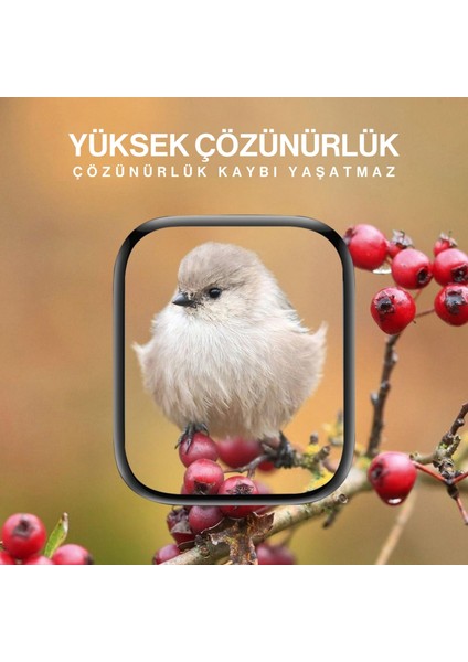Apple Watch 10. Nesil 46MM Uyumlu 3D Full Ekran Koruyucu