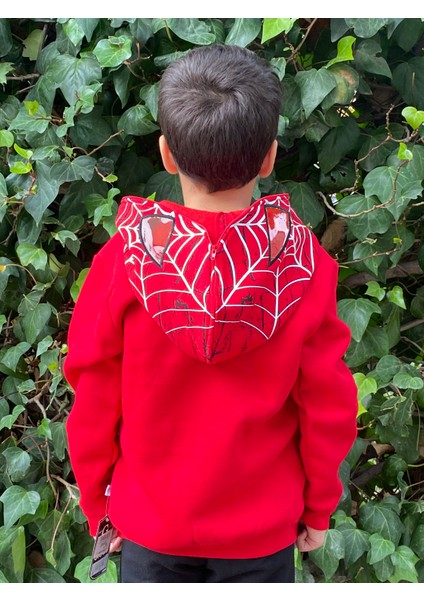 Erkek Çocuk Polarlı Örümcek Adam Hırkası, Kışlık Hırka, Çocuk Polar Hırka, Spiderman Hırka,Erkek Çocuk Hırka,Örümcek Adam Lisanslı Hırka modelleri