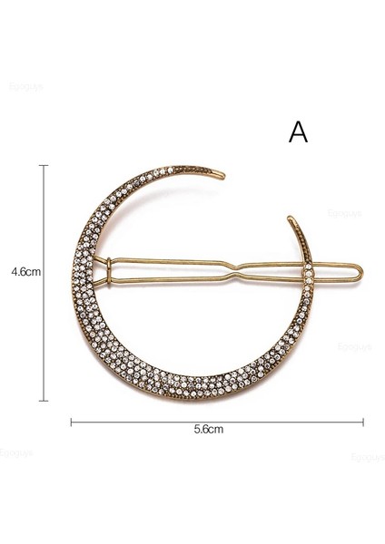S Yıldız Ay Yıldız Kar Tanesi Tokalar Kristal Rhinestones Saç Klipleri Kadın Moda Şekillendirici Araçları Kızlar Saç Tokası Elmas Saç Aksesuarları (Yurt Dışından) indirimleri