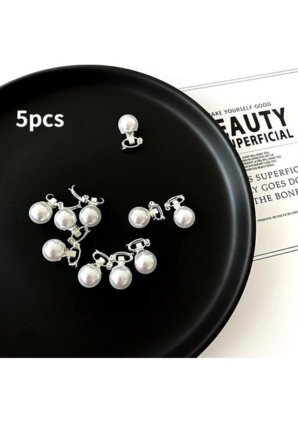 5 Adet 2023 Yeni Inci Saç Klipleri Kadınlar Için Tatlı Kızlar Basit Toka Aşk Yuvarlak Saç Tokası Alaşım El Yapımı Saç Aksesuarları 5/10 Adet/torba (Yurt Dışından)