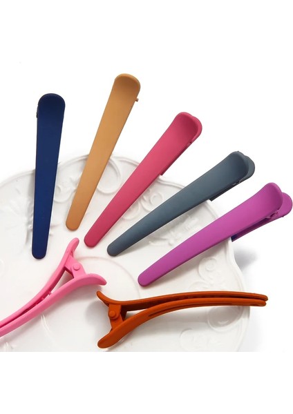 No.4 4 Adet/takım Kadın Ördek Gagası Klip Profesyonel Kuaförlük Salonu Firkete Plastik Dıy Saç Bakımı Saç Kelepçeleri Şekillendirici Araçları Şeker Renk (Yurt Dışından)