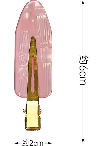 4 Adet No.21 2-4 Adet Kiraz Pembe Dikişsiz Kenar Klip Kadın Kız Tatlı Güzellik Hiçbir Viraj Saç Yan Klip Ördek Gagası Klip Patlama Firkete Saç Stili Aracı (Yurt Dışından)