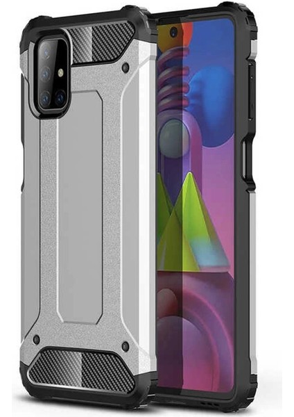 Galaxy M51 Kılıf Zore Crash Silikon Kapak