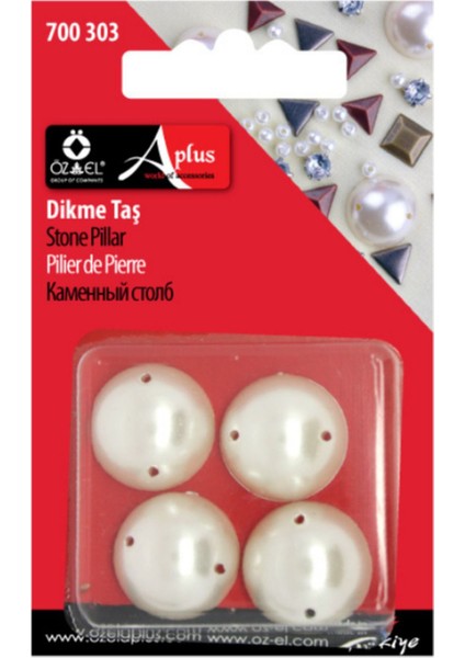 Özel Lastik 4 Adet Inci Dikme Taş, Çok Amaçlı Dikme Taş, 700 303