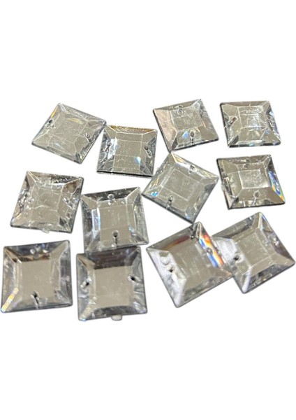 Özel Lastik 12 Adet Zirkon Parlak Dikme Taş, Çok Amaçlı Dikme Taş, 700 302