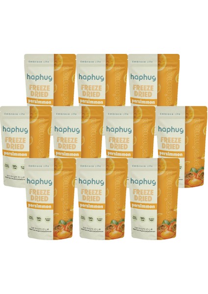 10'lu Paket Freeze Dried Trabzon Hurması 10x30 gr