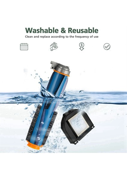 RV2310 RV2310AE Matrix Robot Süpürge Ana Fırça Filtresi Yedek Parça Aksesuarları (Yurt Dışından) fırsatları