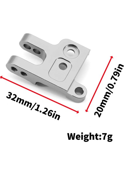 2X7075 Cnc Alüminyum Alaşımlı Metal Panhard Dağı Trx4 Trx6 1/10 Rc Paletli Araba Yükseltme Parçaları Aksesuarları (Yurt Dışından)