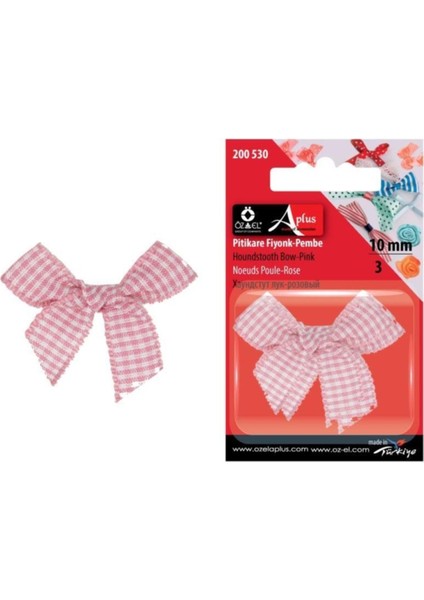 200 530 Pıtı Kare Fiyonk 10MM Pembe