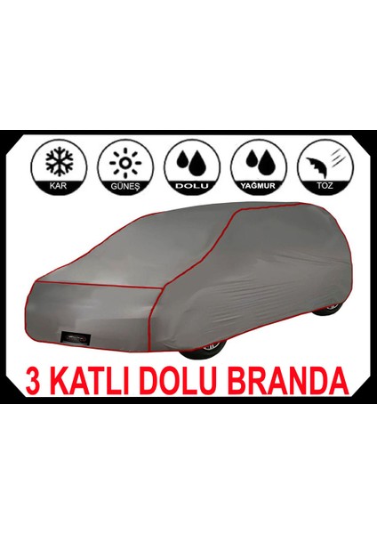3 Katlı Dolu Darbe Koruyucu Volkswagen Passat Variant Araba Brandası Oto Branda Araba Çadırı