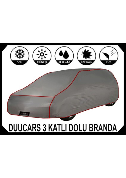 3 Katlı Dolu Darbe Koruyucu Volkswagen Passat Variant Araba Brandası Oto Branda Araba Çadırı