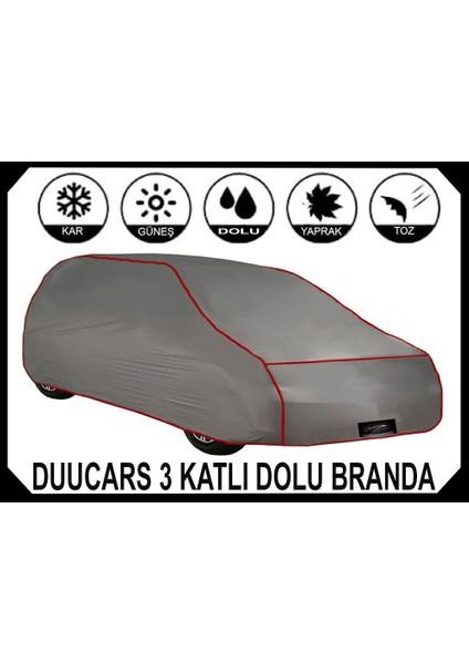 3 Katlı Dolu Darbe Koruyucu Volkswagen Passat Variant Araba Brandası Oto Branda Araba Çadırı