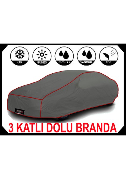 3 Katlı Dolu Darbe Koruyucu Volkswagen Jetta Araba Brandası Oto Branda Araba Çadırı