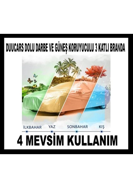 3 Katlı Dolu Darbe Koruyucu Volkswagen Jetta Araba Brandası Oto Branda Araba Çadırı