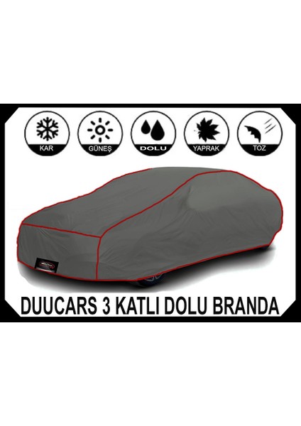 3 Katlı Dolu Darbe Koruyucu Bentley Continental Araba Brandası Oto Branda Araba Çadırı