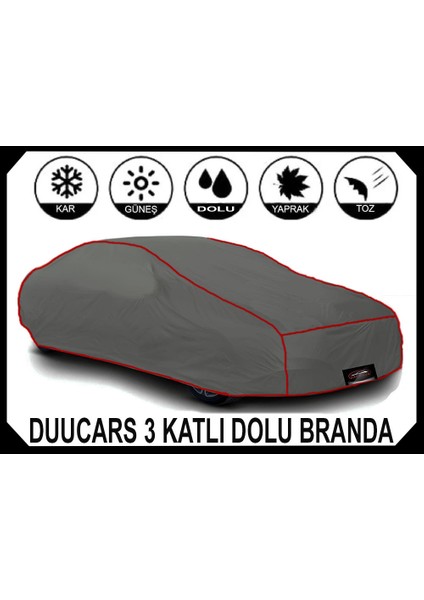 3 Katlı Dolu Darbe Koruyucu Bentley Continental Araba Brandası Oto Branda Araba Çadırı