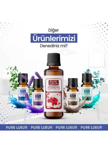 Nane ve Okaliptüs Esansiyel Uçucu Koku Yağı Buhurdanlık Yağı Difüzör Esansı Küre 10 ml