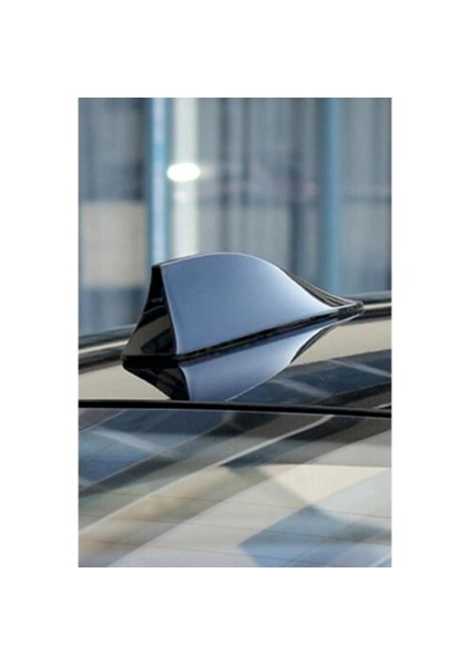 Dekoratif Köpekbalığı Anten Her Araca Uygun Siyah Shark Köpek Balığı Balina Tavan Anteni