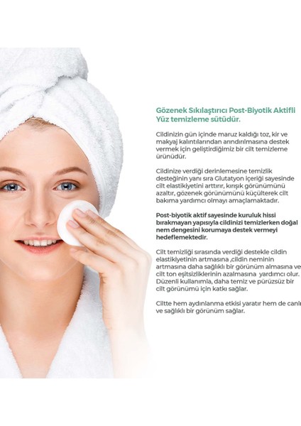 Post-Biyotik Aktif Yüz Temizleme Sütü 250 ml modelleri