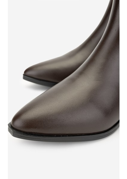 Kadın Kahverengi Topuklu Bot 1054 12 Bn Bot SK24-25 Kahve Dr modelleri